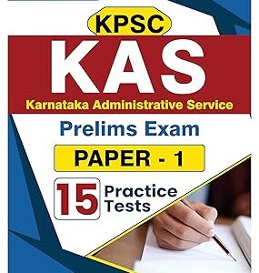KPSC KAS Prelims Exam (Paper-1) Book 2024 | Karnataka Administrative Service |